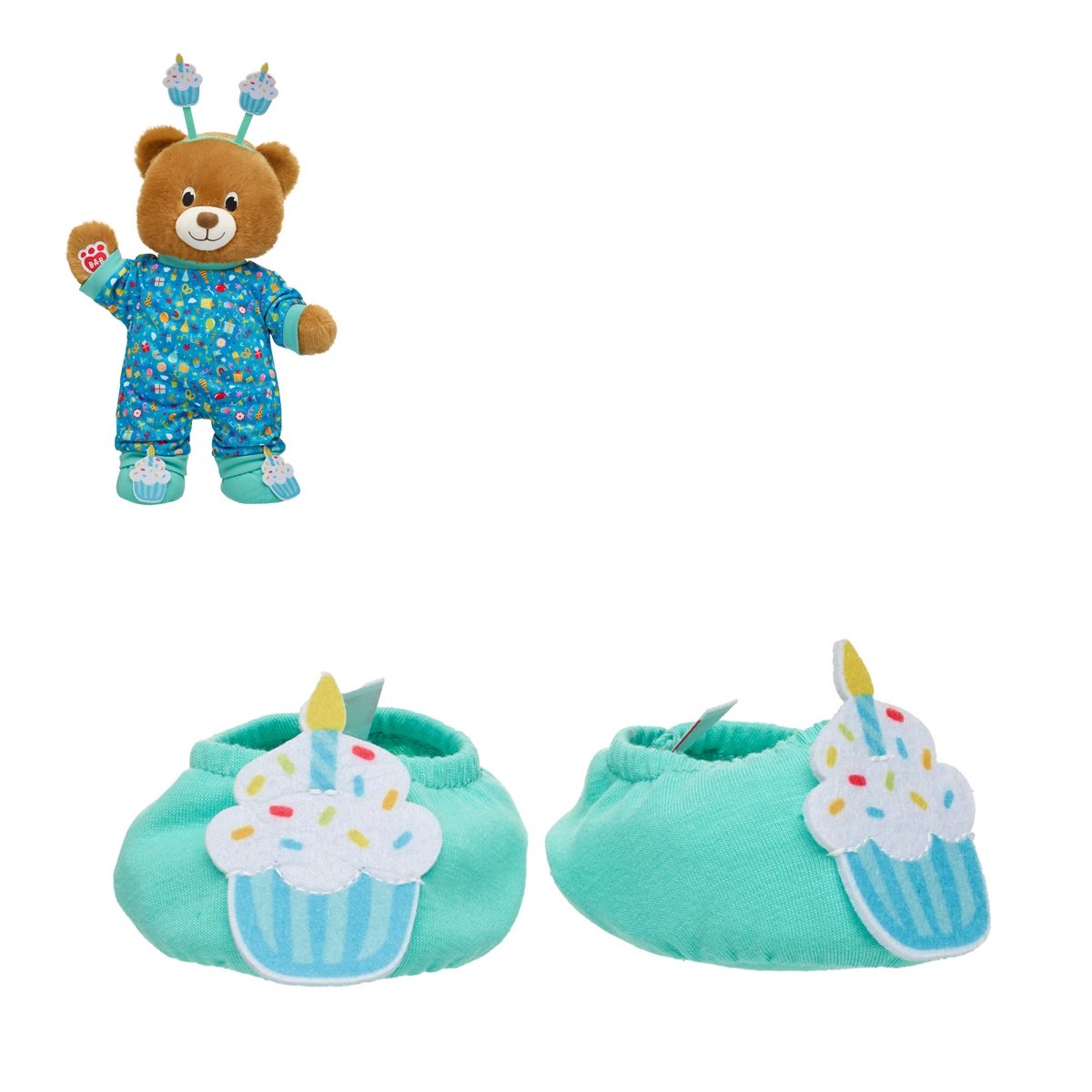 Pantuflas Cupcake Build-A-Bear