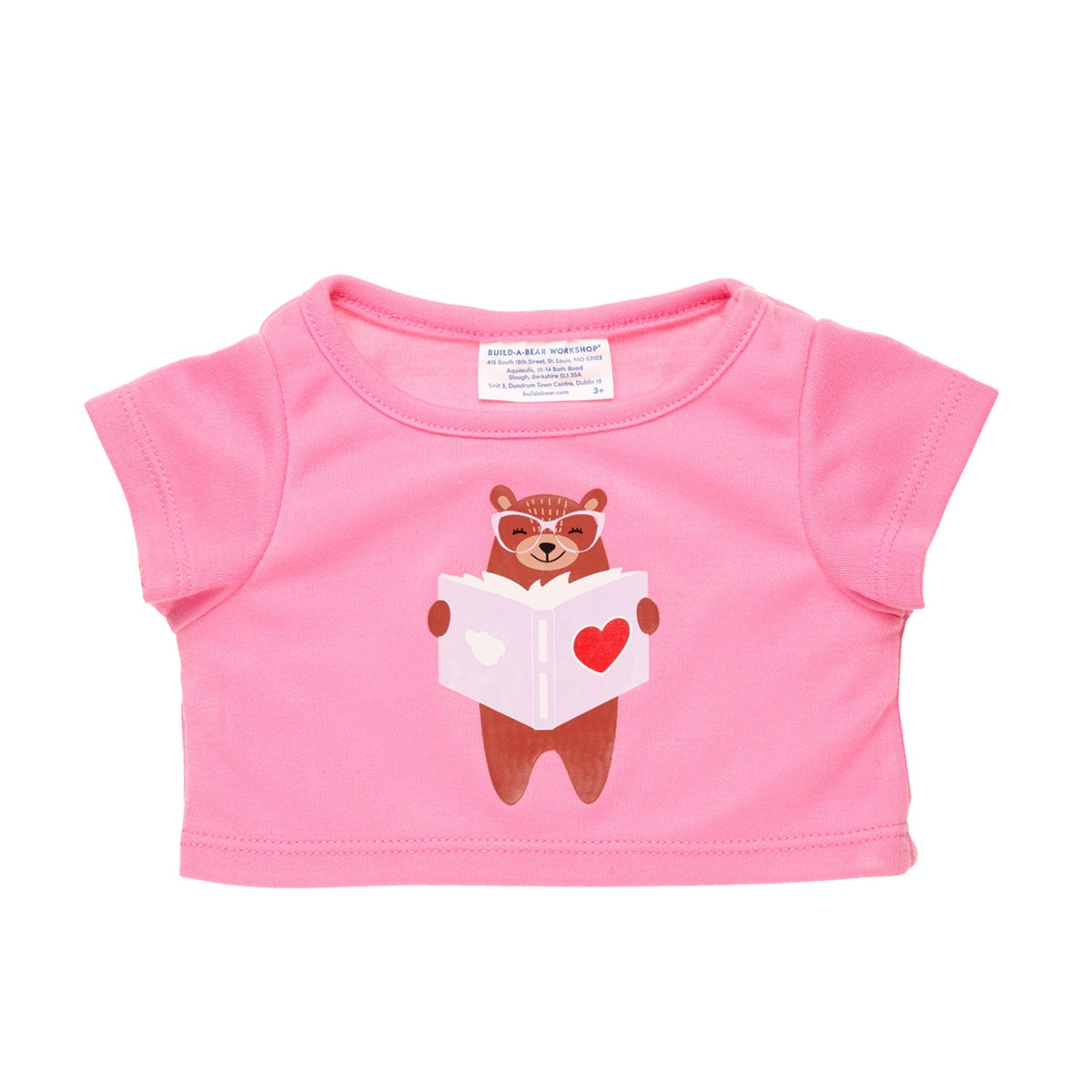 Polera Oso Lector Build-A-Bear