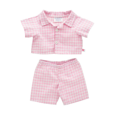 Pijama Escoses Rosado Build-A-Bear