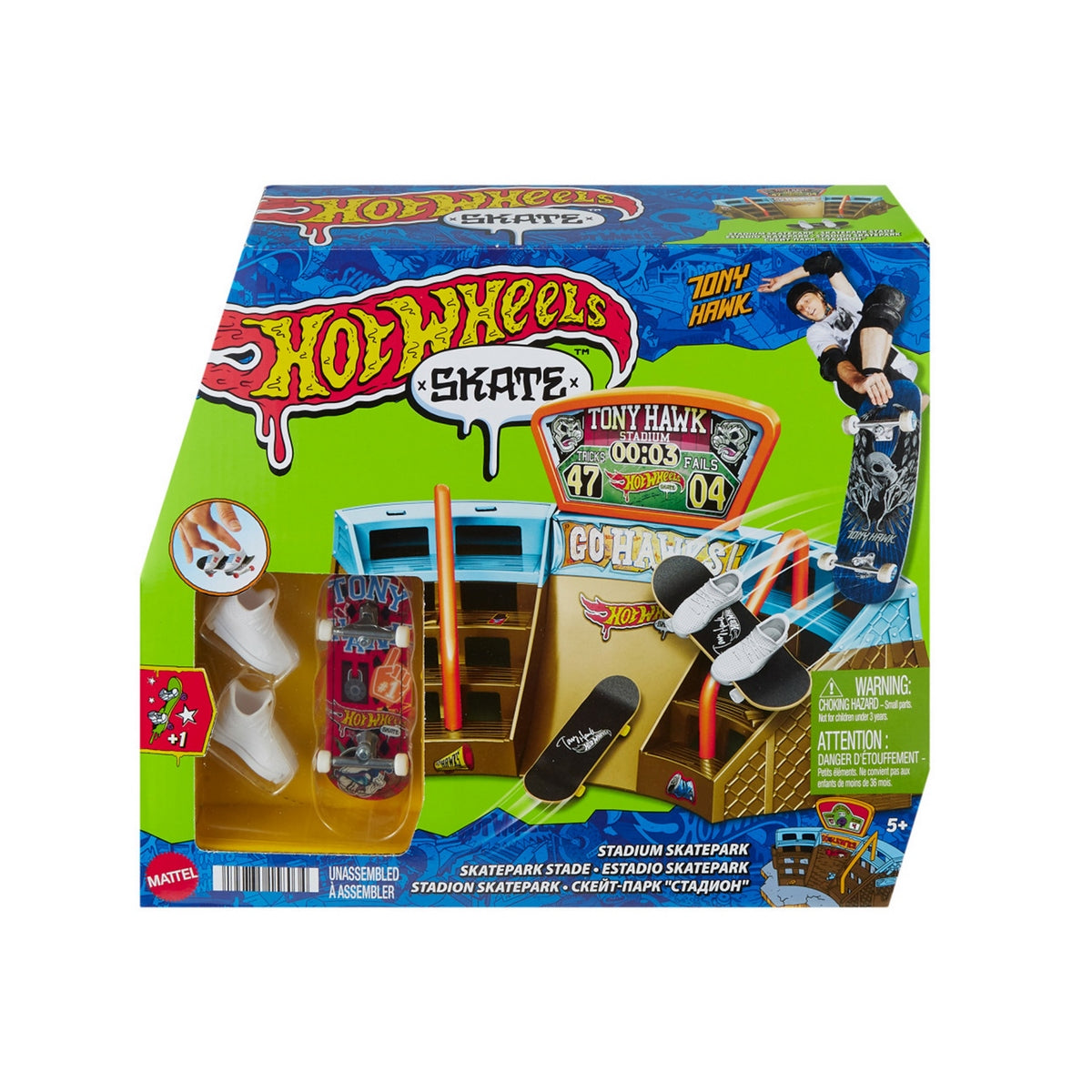 Hot Wheels Skate Pistas De Skate - Skatepark De Tony Hawk