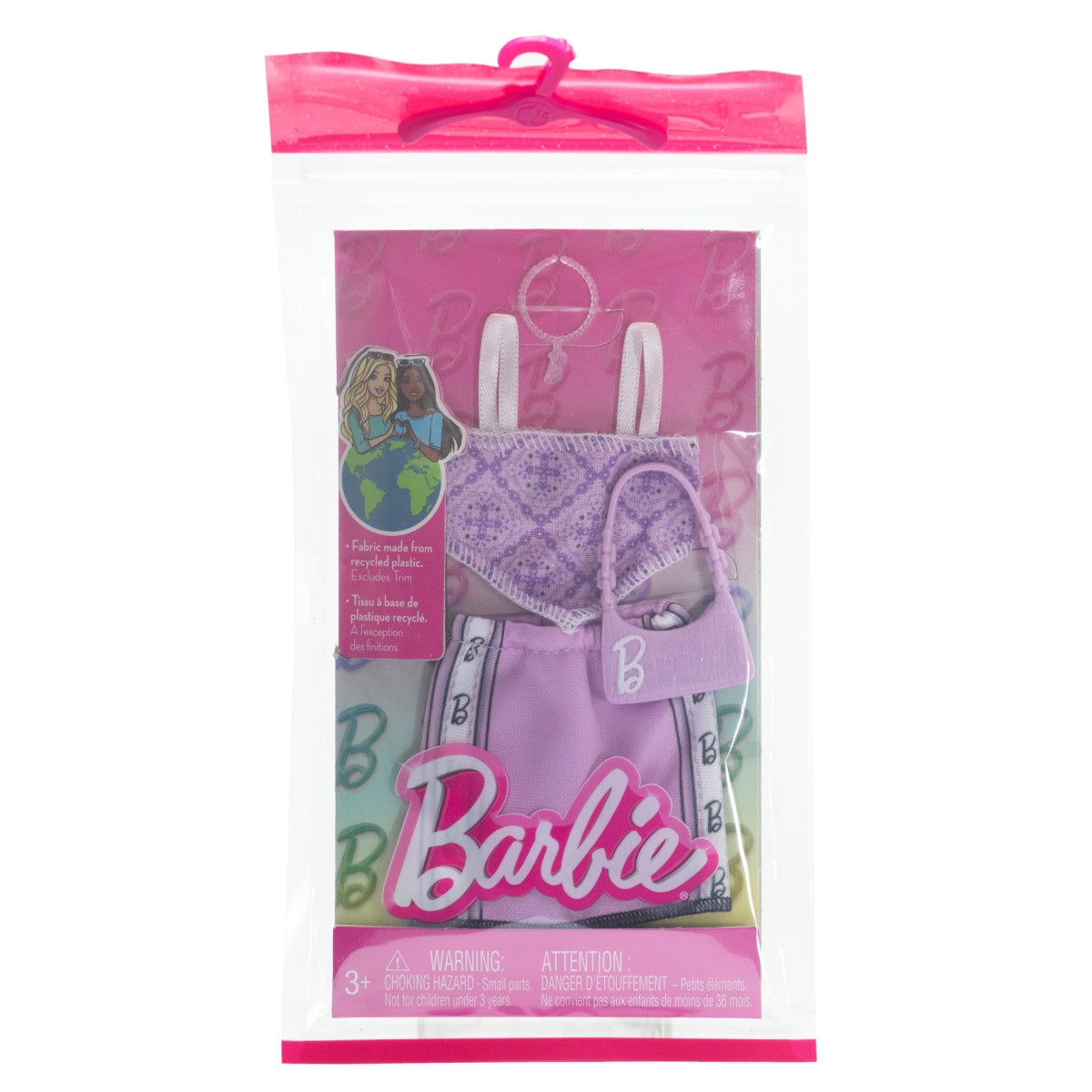 Barbie Conjuntos De Modas Mattel - Conjunto Morado