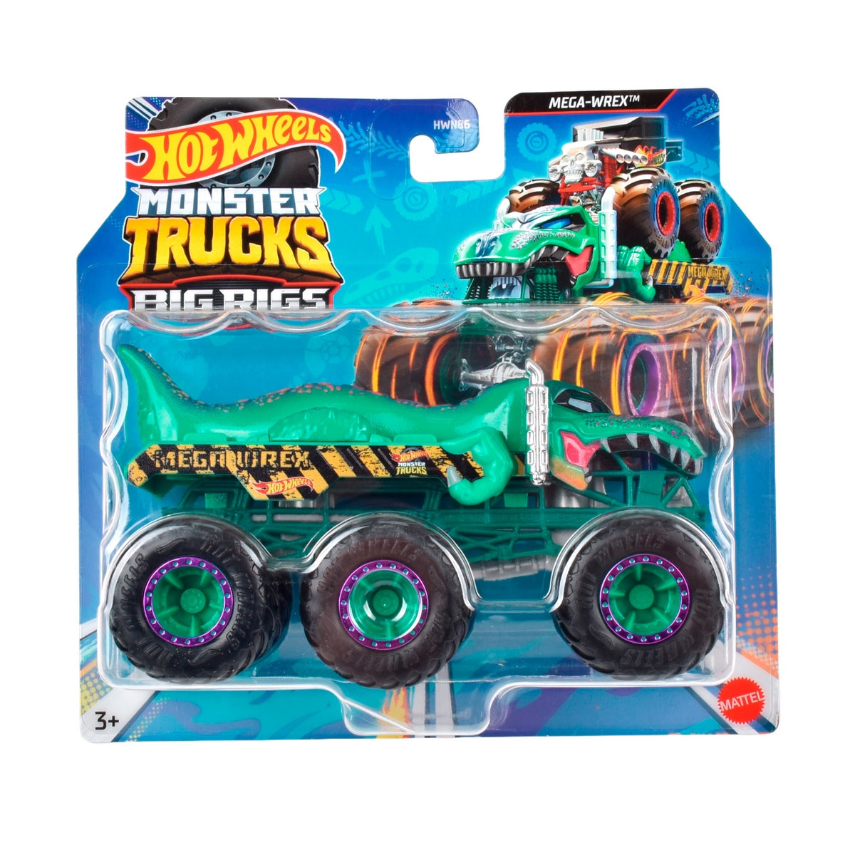Hot Wheels Camiones Remolque Sorpresa Escala 1:64 - Mega-Wrex