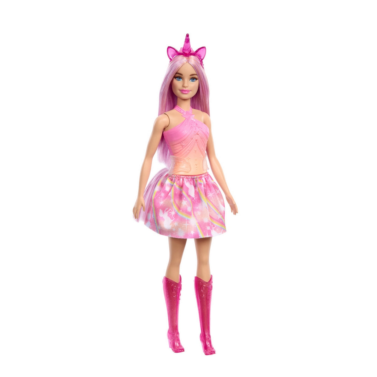 Barbie Fantasia A Muñeca Unicornio Faldas De Ensueño - Falda Rosa Unicornio
