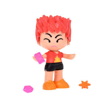 Muñeca Tematica Emocional Con Doble Cara Y Accesorios De Pinypon - Cabello Rojo