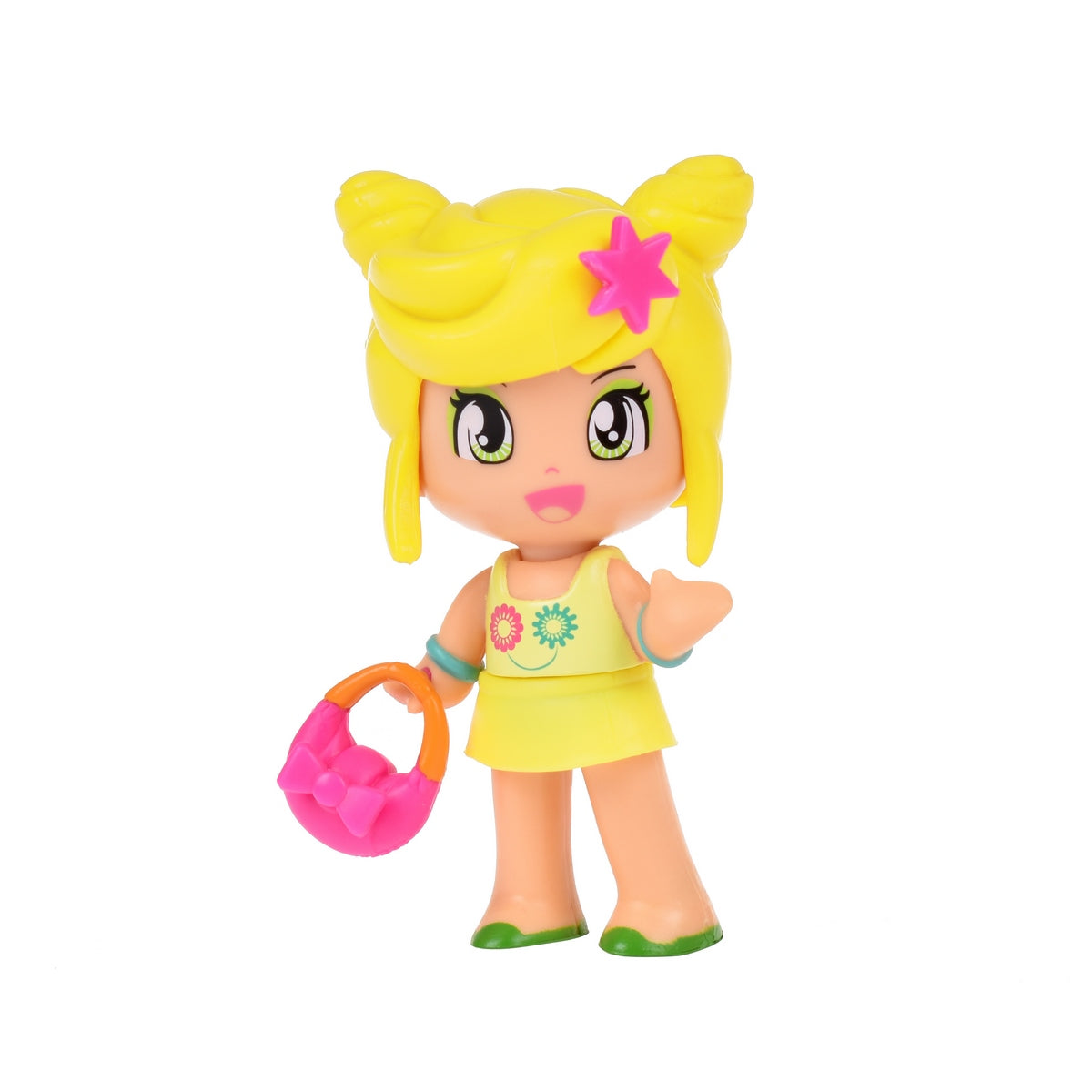 Muñeca Tematica Emocional Con Doble Cara Y Accesorios De Pinypon - Cabello Amarillo