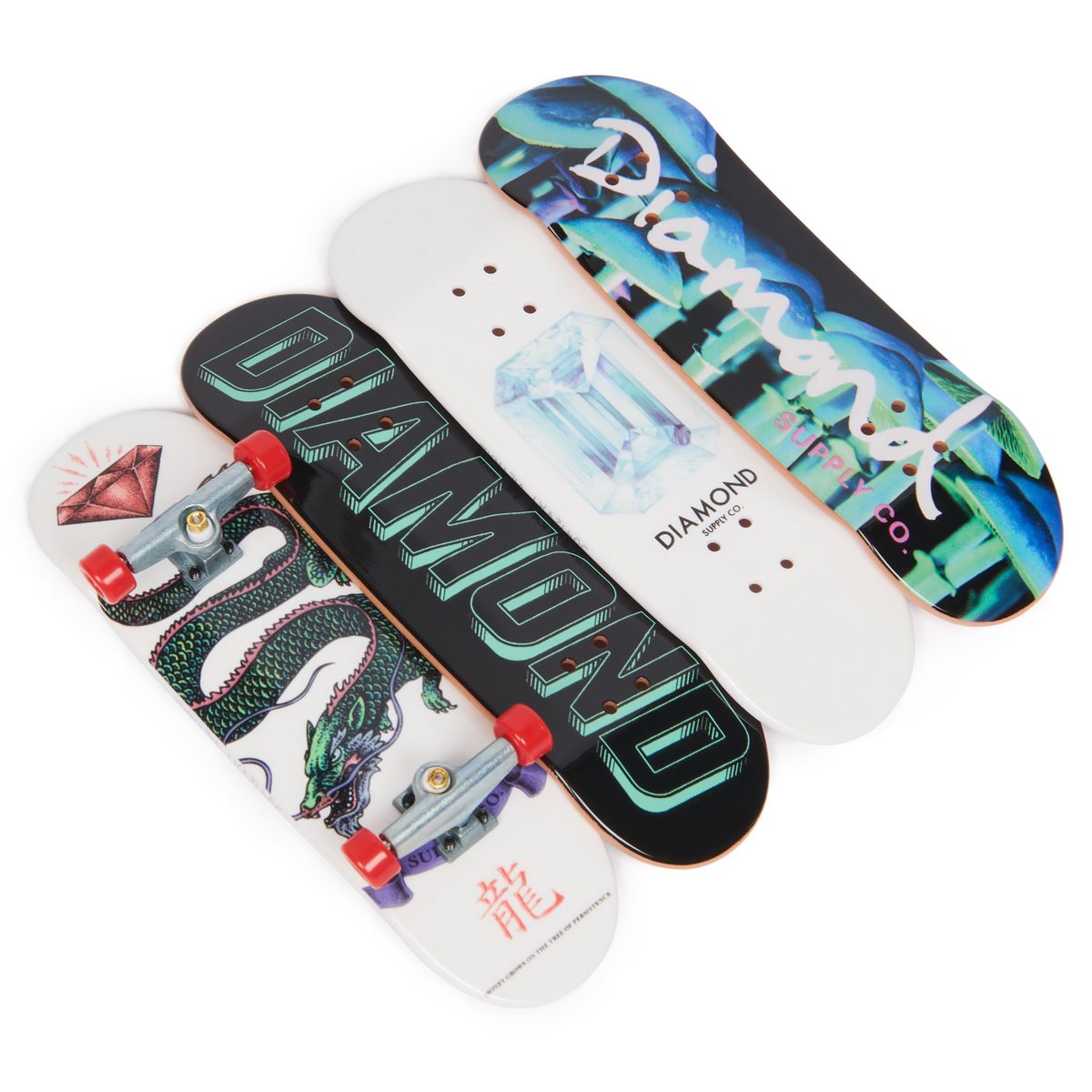 Tech Deck Pack De 4 - Diamond