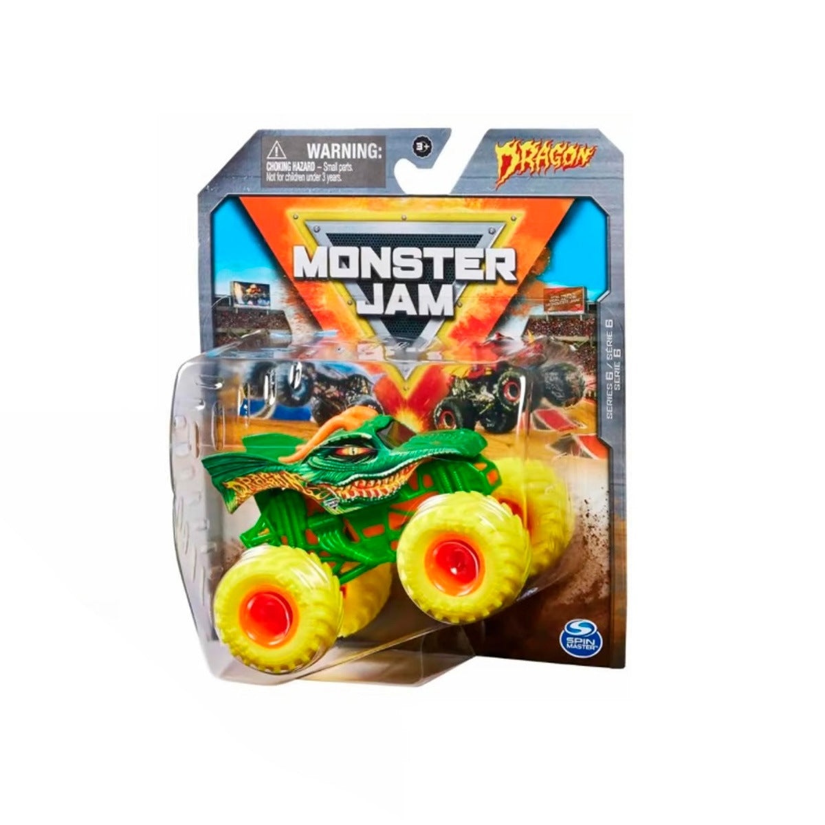 Monster Jam Vehiculo Metalico 1:64 - Dragon