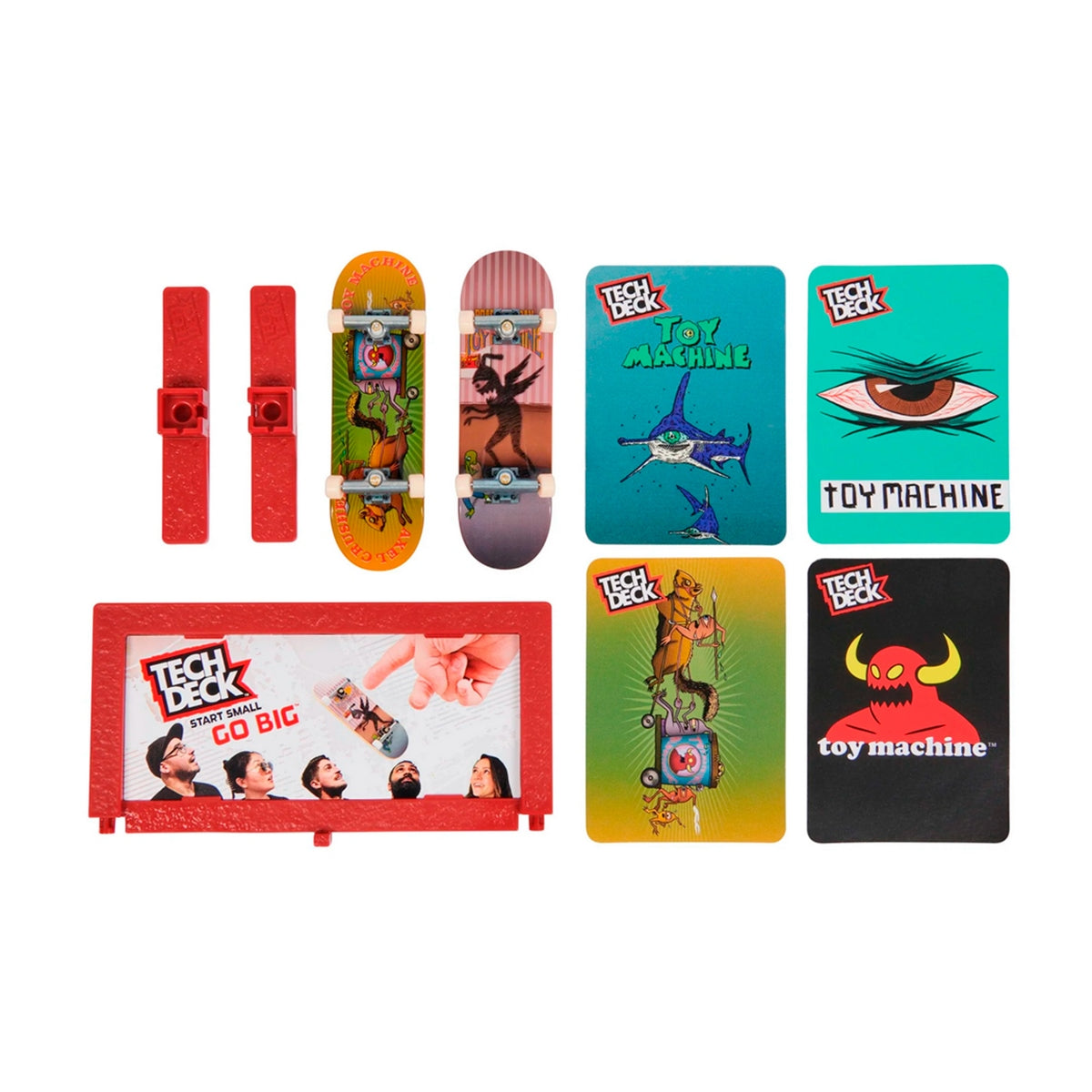 Tech Deck Versus 2 Skates Y Accesorios - Toy Machine