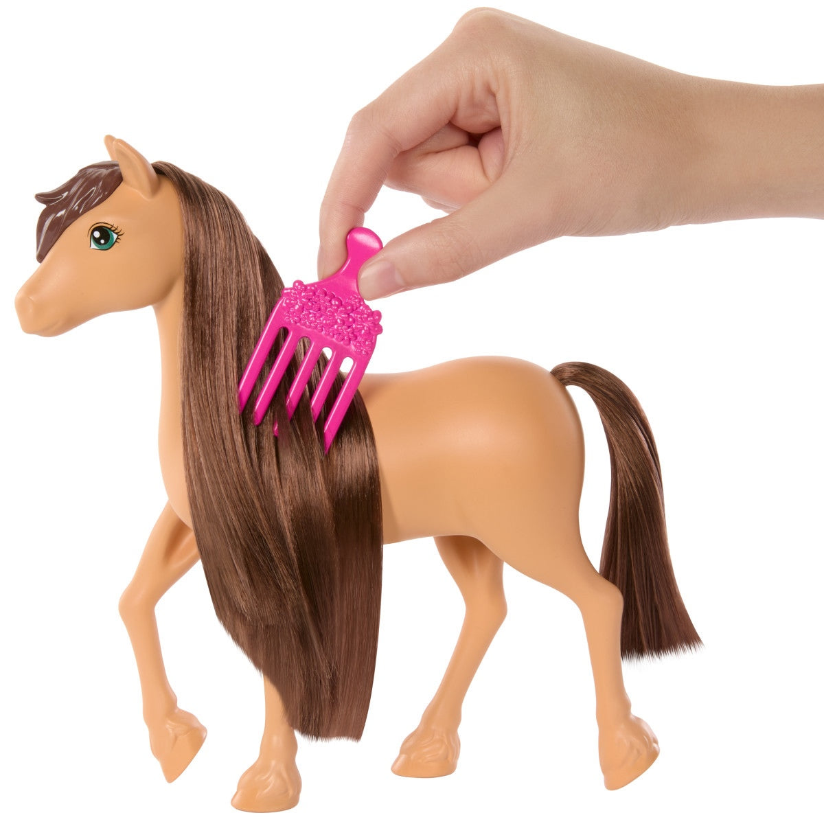 Barbie Set De Juego Pony Peinados Divertidos Sorpresa - Pony Cabello Café
