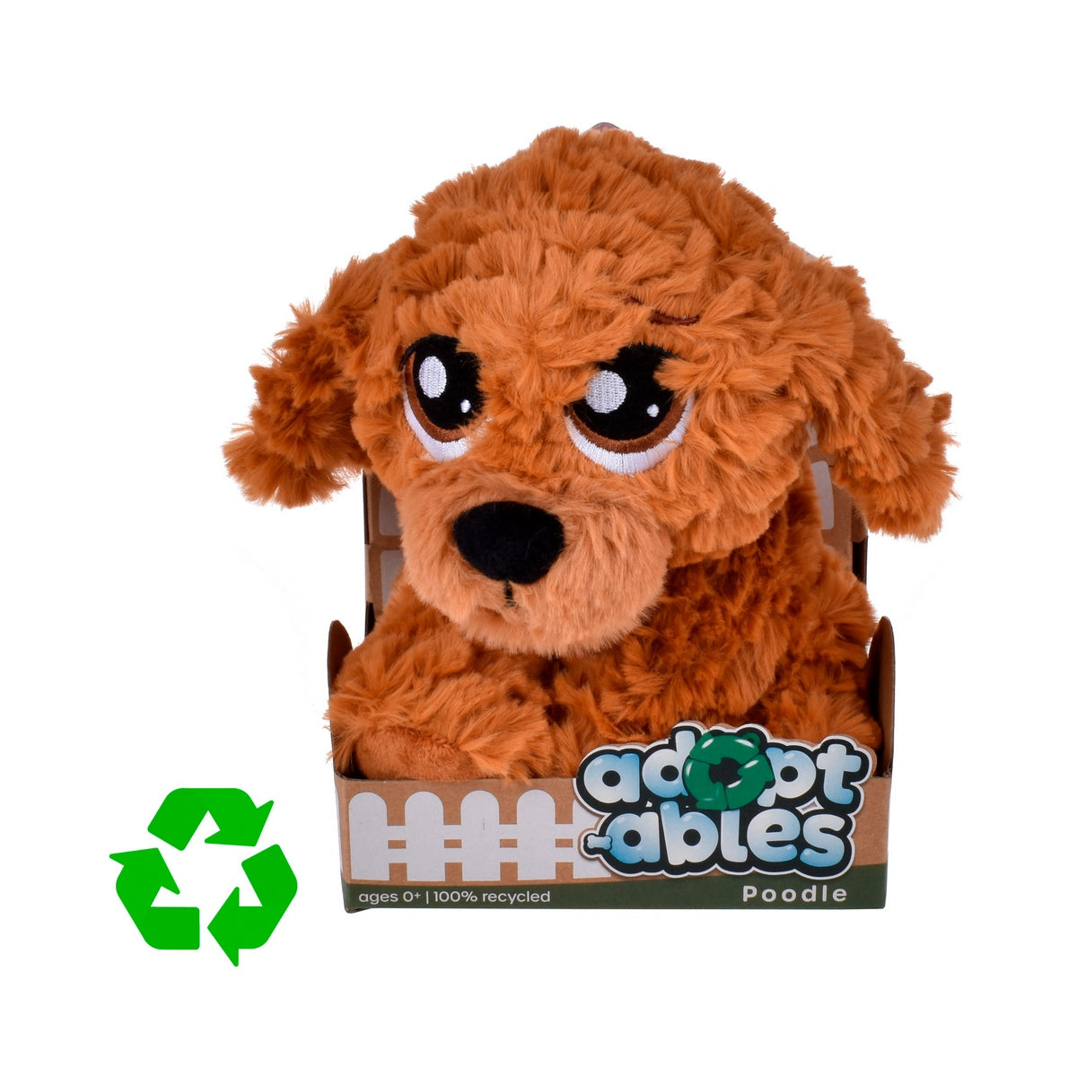 Perro Peluche Material Reciclado Resoftables - Poodle