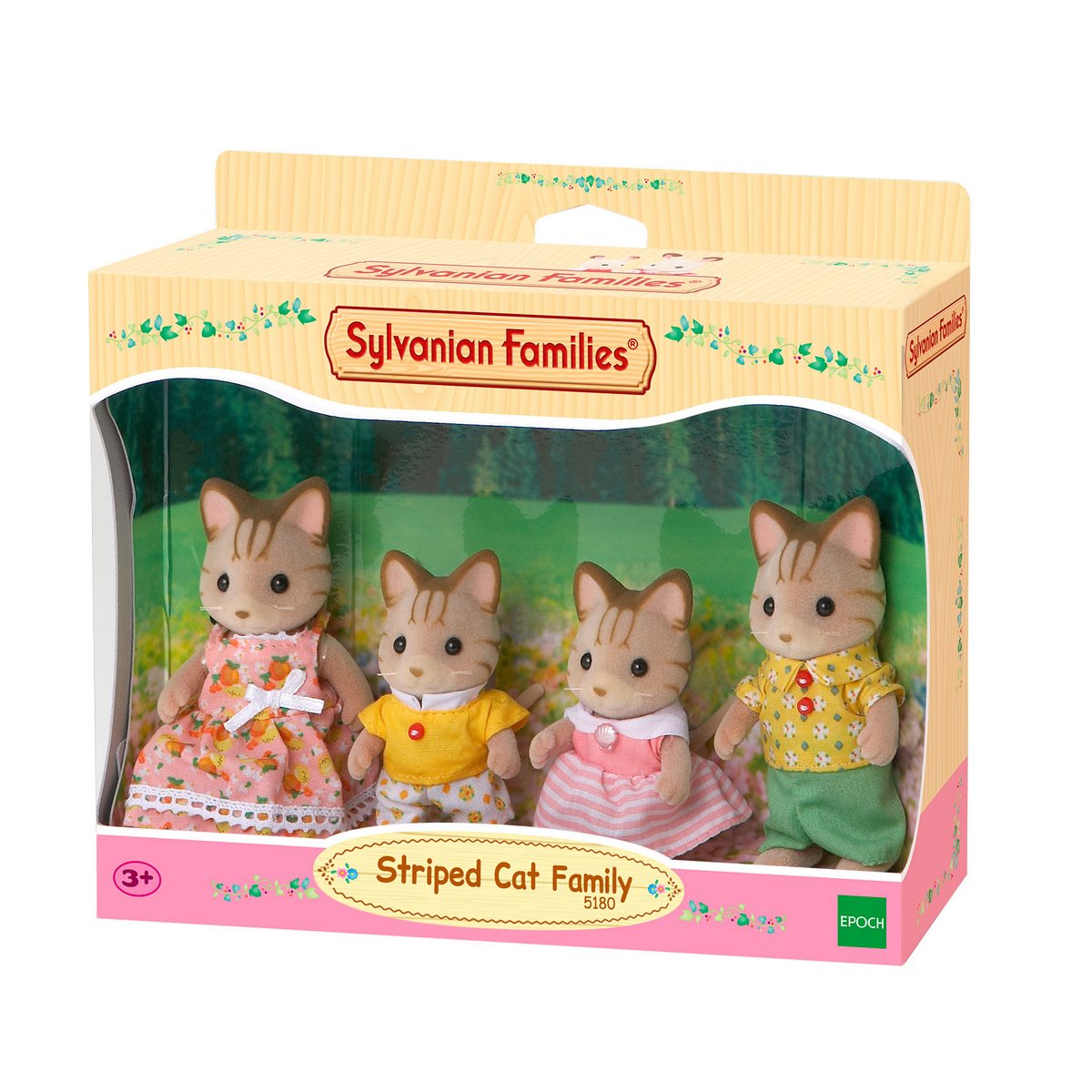 Familia Gato De Rayas Sylvanian Families