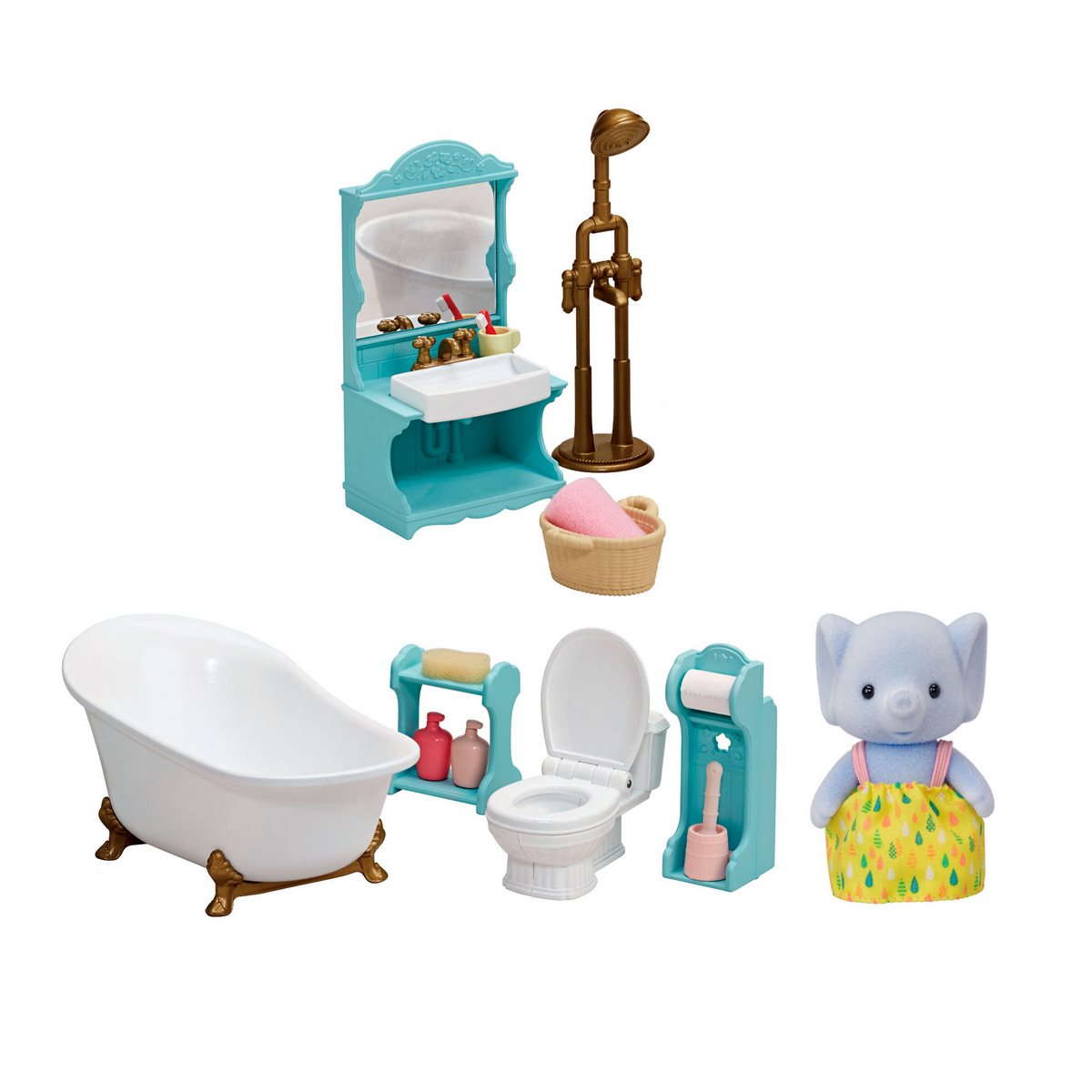 El Baño De Miriam Elefante Sylvanian Families