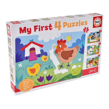 Set Mis Primeros 4 Puzzles Educa