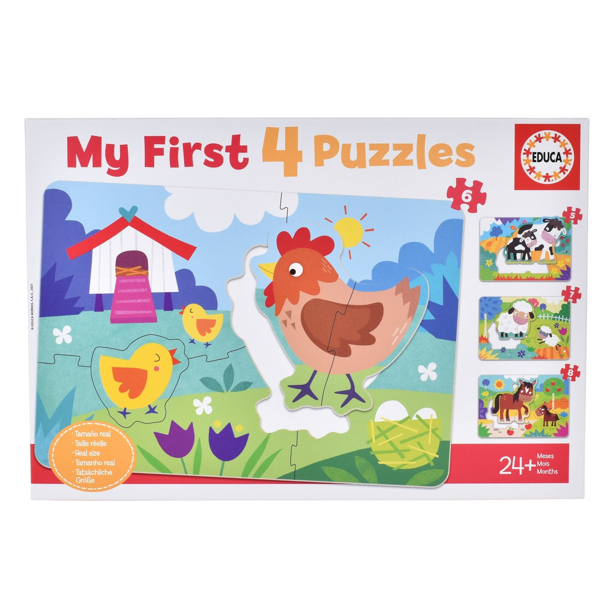 Set Mis Primeros 4 Puzzles Educa