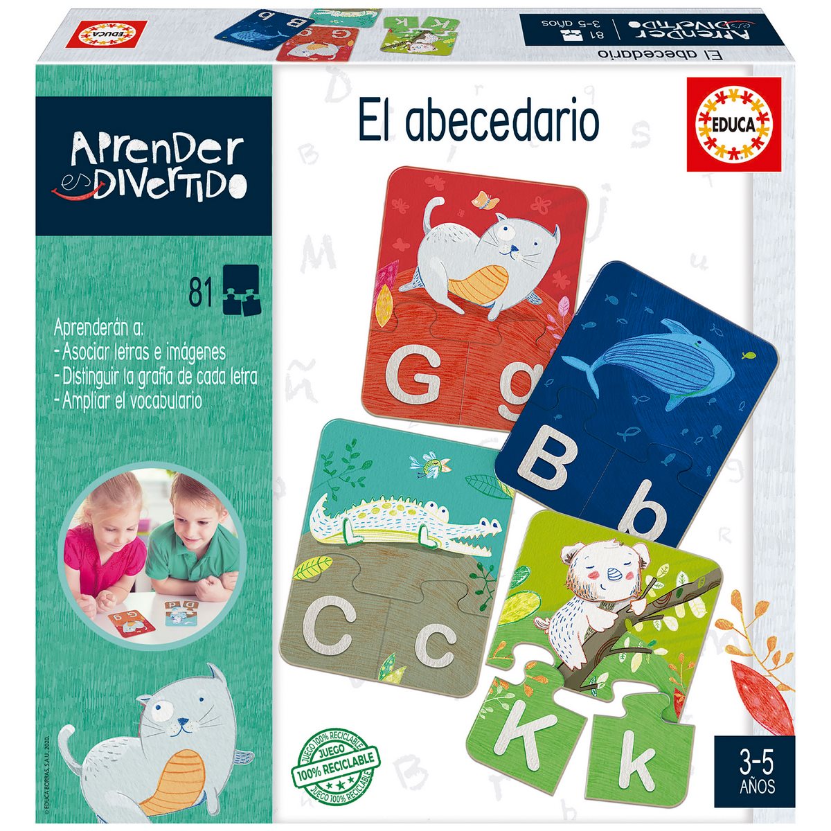 Juego Aprendo El Abecedario Educa