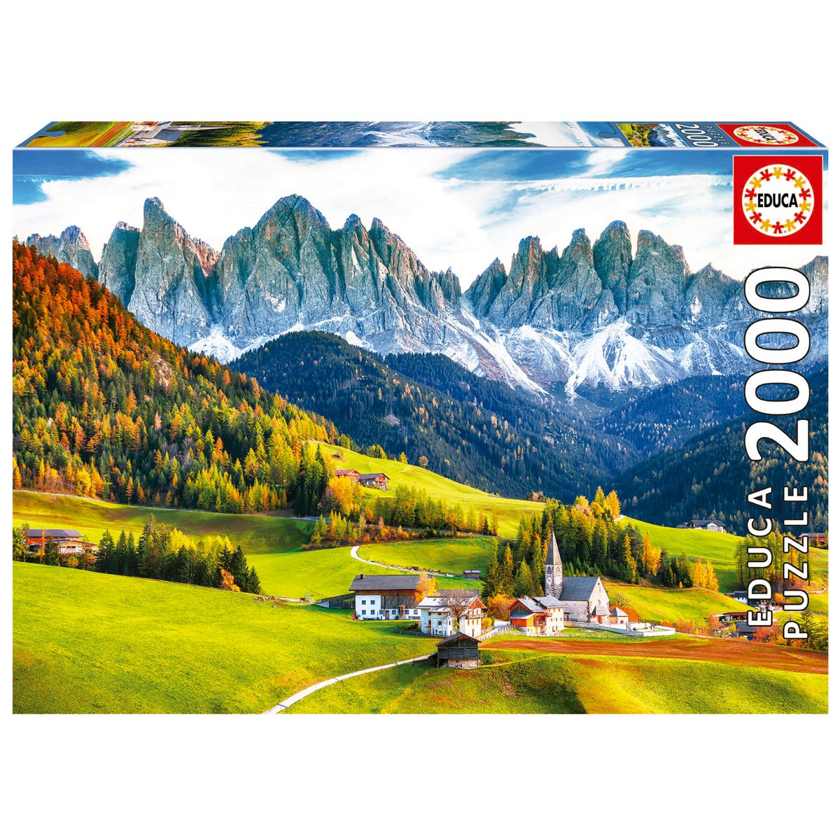 Puzzle 2000 Otoño En Las Dolomitas Educa