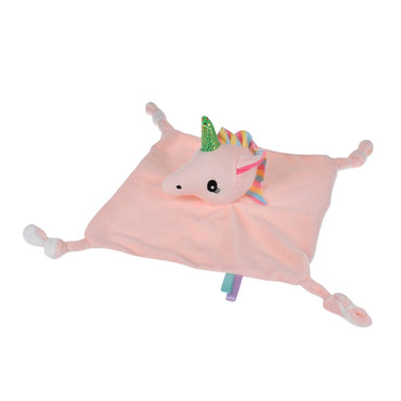 Tuto Conejo De Plush Blanco Con Sonajero - Unicornio