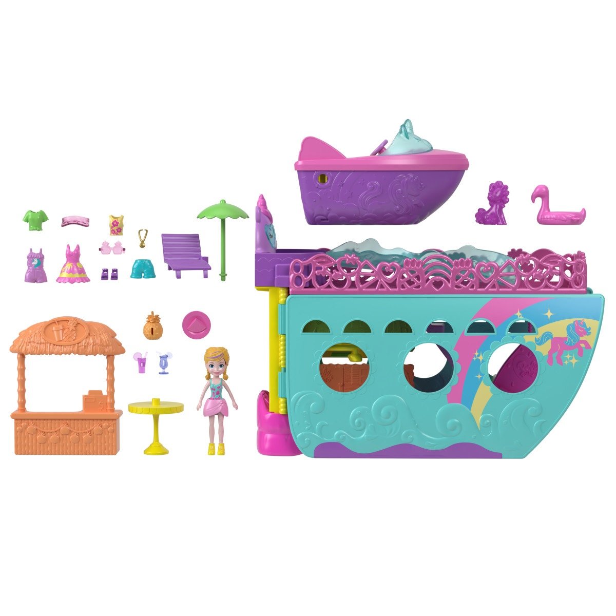 Polly Pocket Bote De Unicornio
