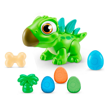 Huevo Con Dinosaurio Para Excavar Smashers Junior De Zuru - Estegosaurio