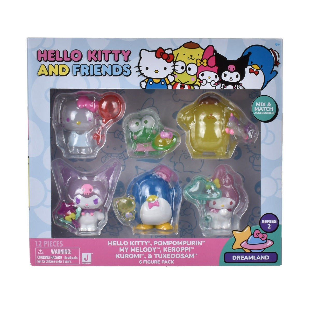 Hello Kitty Pack De 6 Figuras
