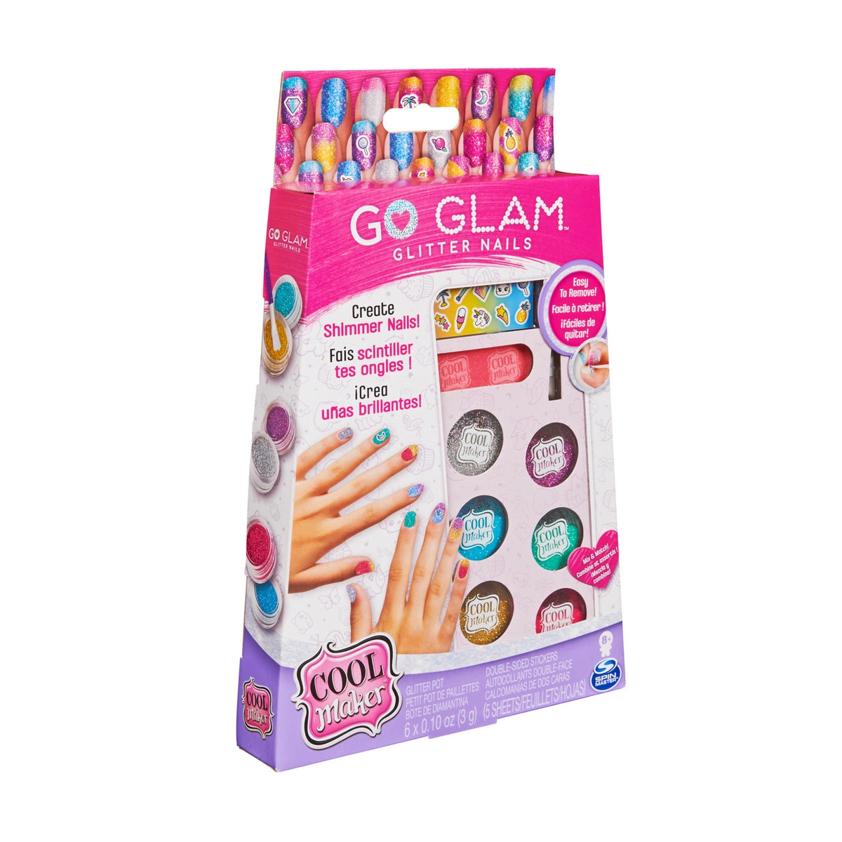 Go Glam Set Glitter Para Uñas