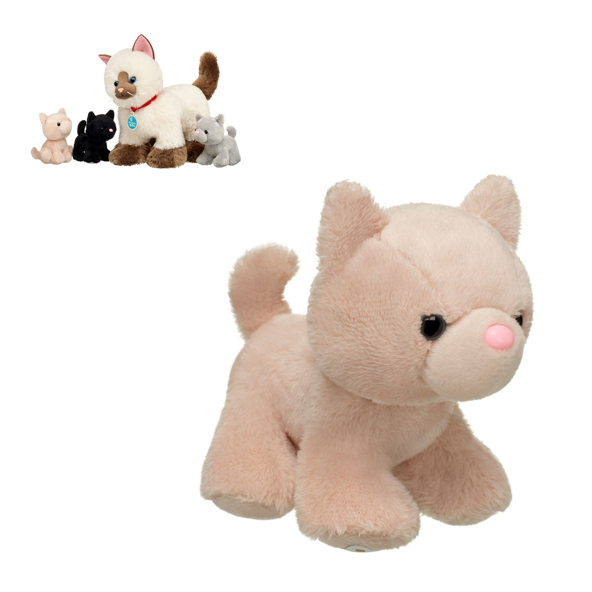 Mini Peluche Gato Crema Build-A-Bear