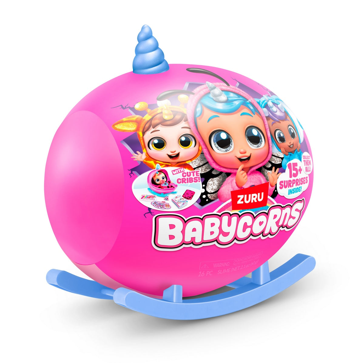 Esfera Sorpresa Peluche Babycorns Zuru - Celeste