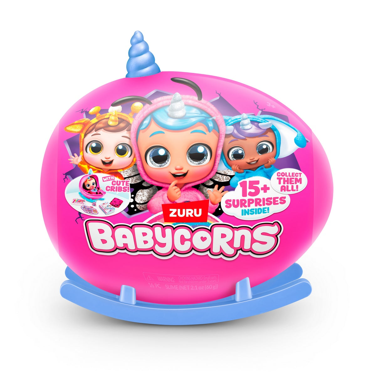 Esfera Sorpresa Peluche Babycorns Zuru - Celeste