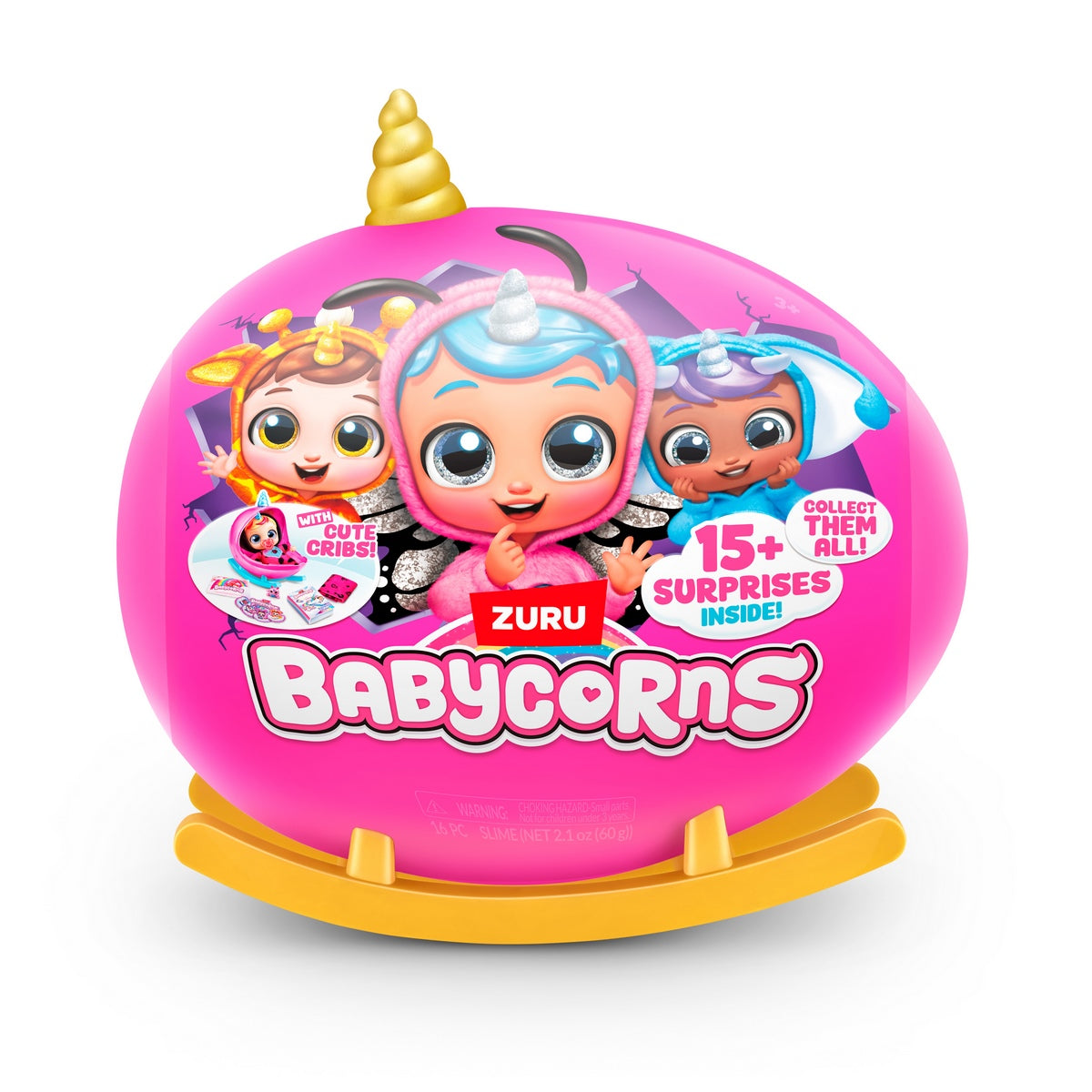 Esfera Sorpresa Peluche Babycorns Zuru - Dorado