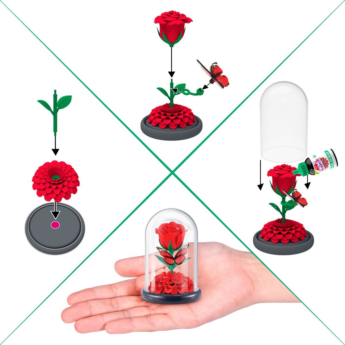 Bola Mini Brands Con 5 Sorpresas Serie Botánica De Zuru