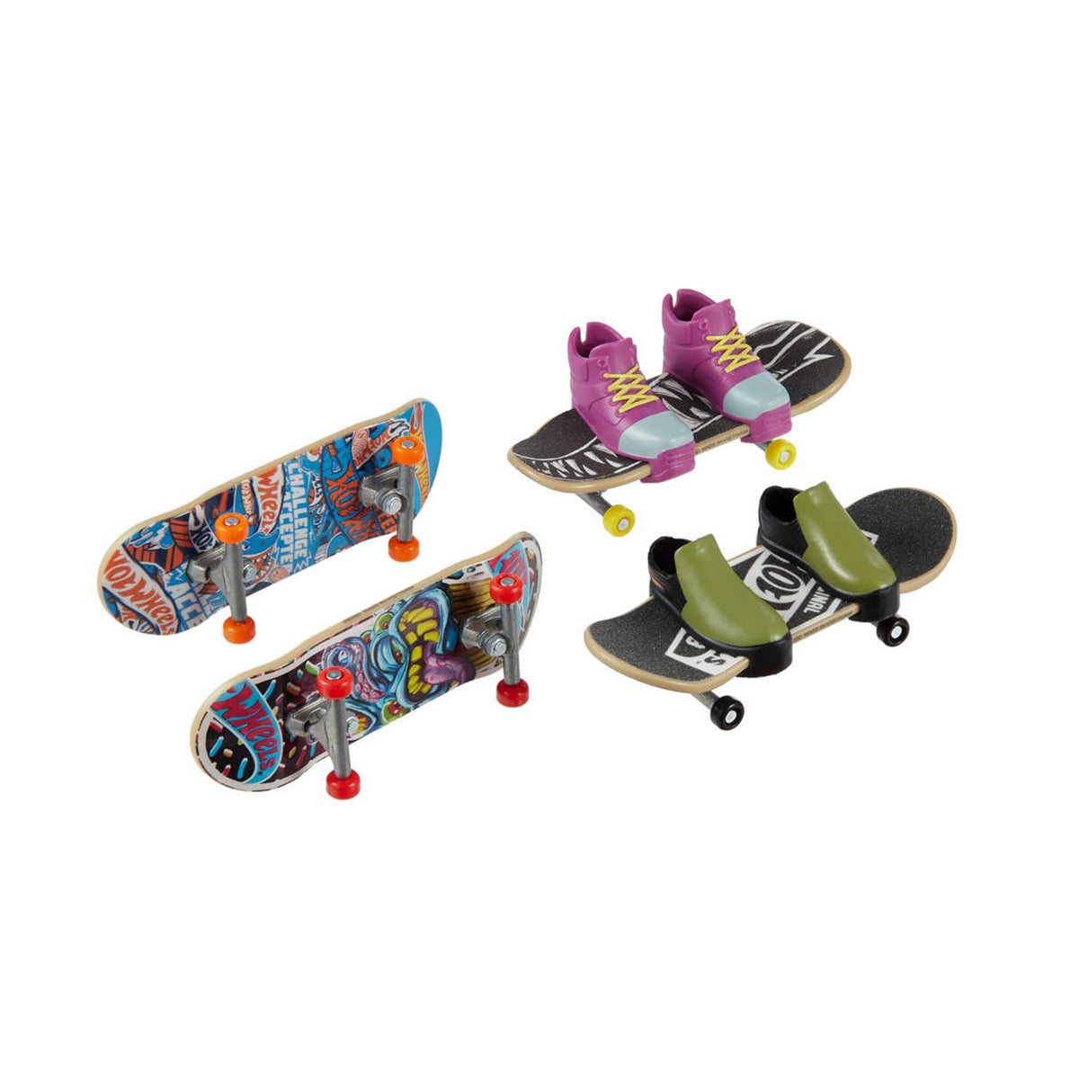 Hot Wheels Skate Multipack De Patinetas Con Tenis - Paquete Experto En Velocidad