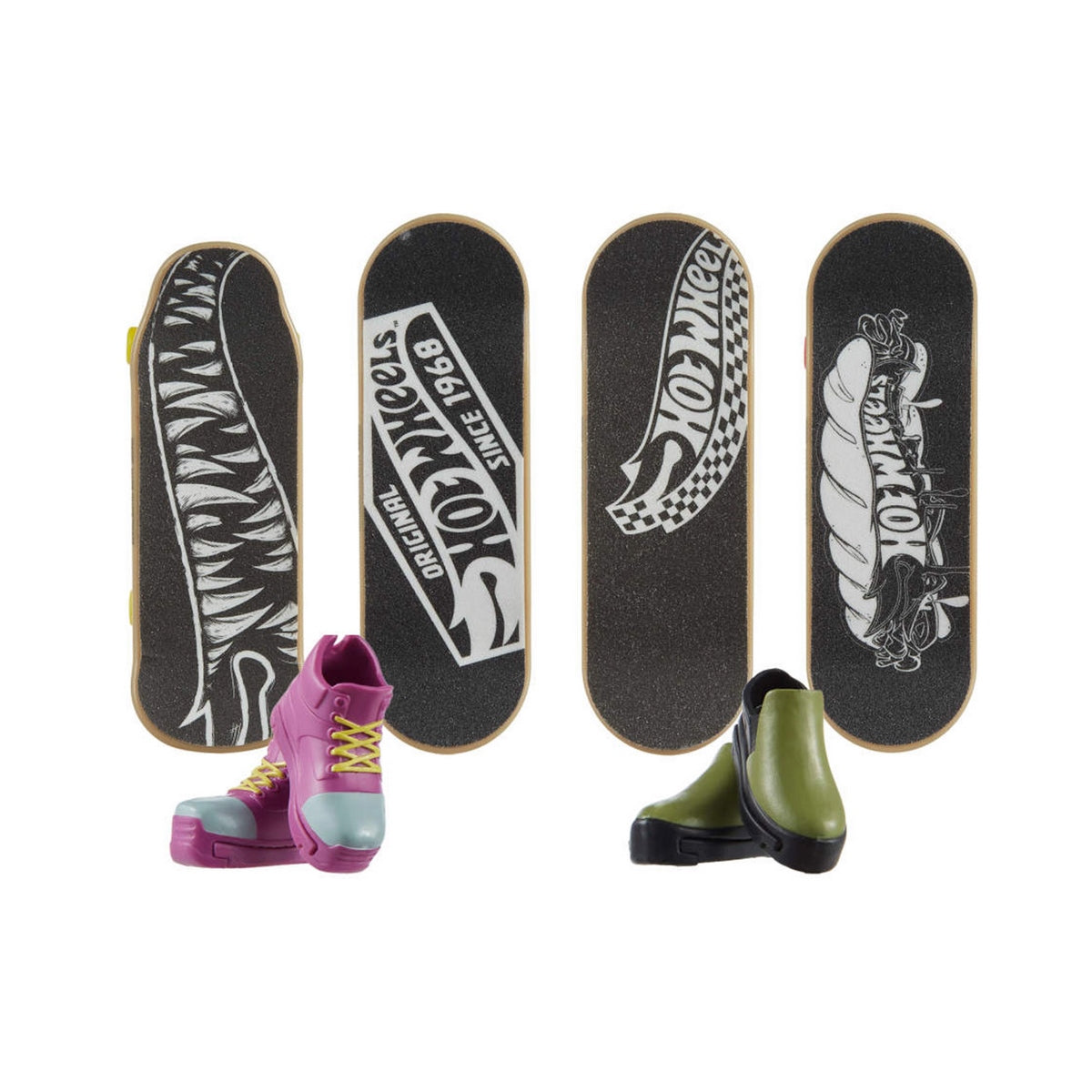 Hot Wheels Skate Multipack De Patinetas Con Tenis - Paquete Experto En Velocidad