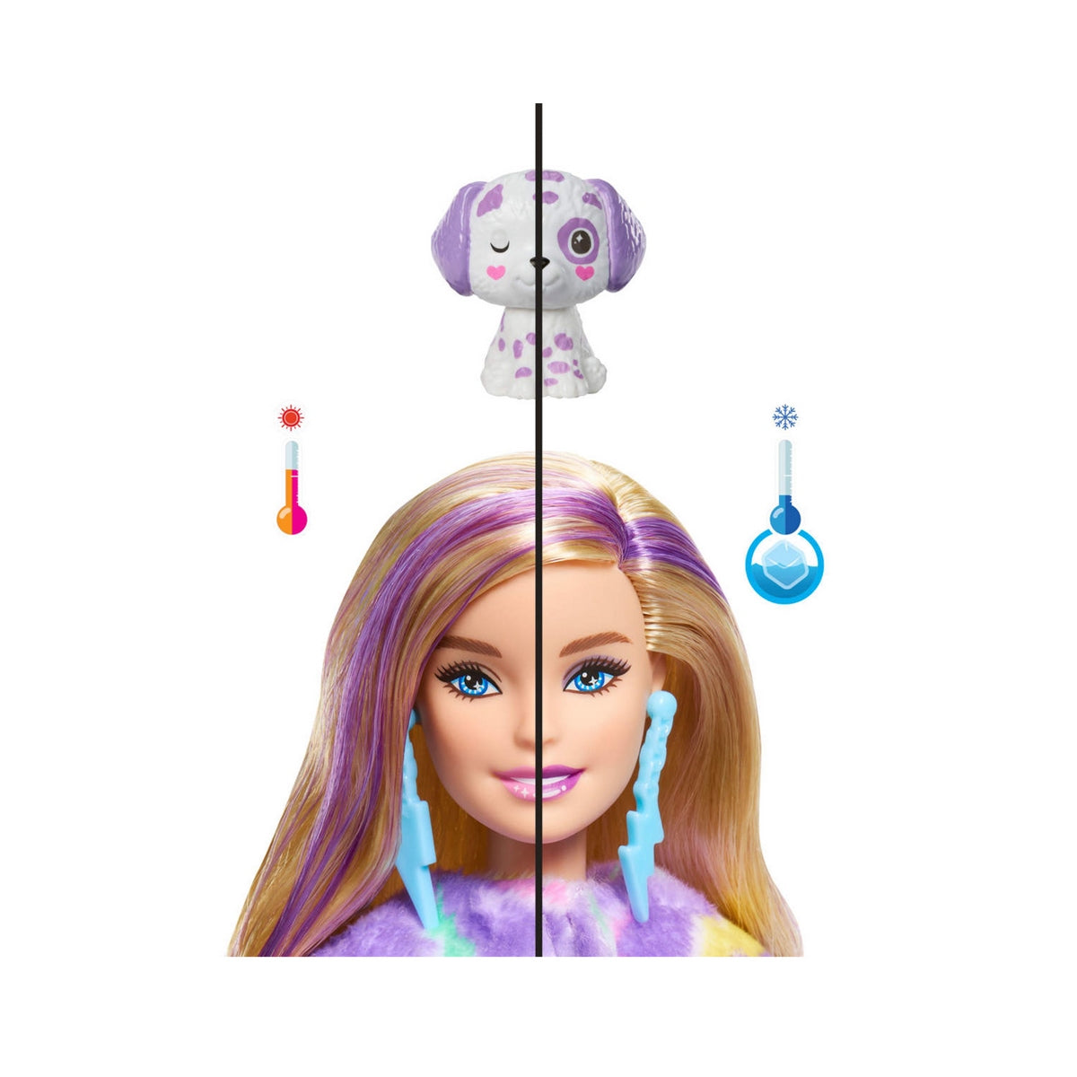 Barbie Cutie Reveal Colores De Ensueño Muñeca Sorpresa - Disfraz Perro De Colores