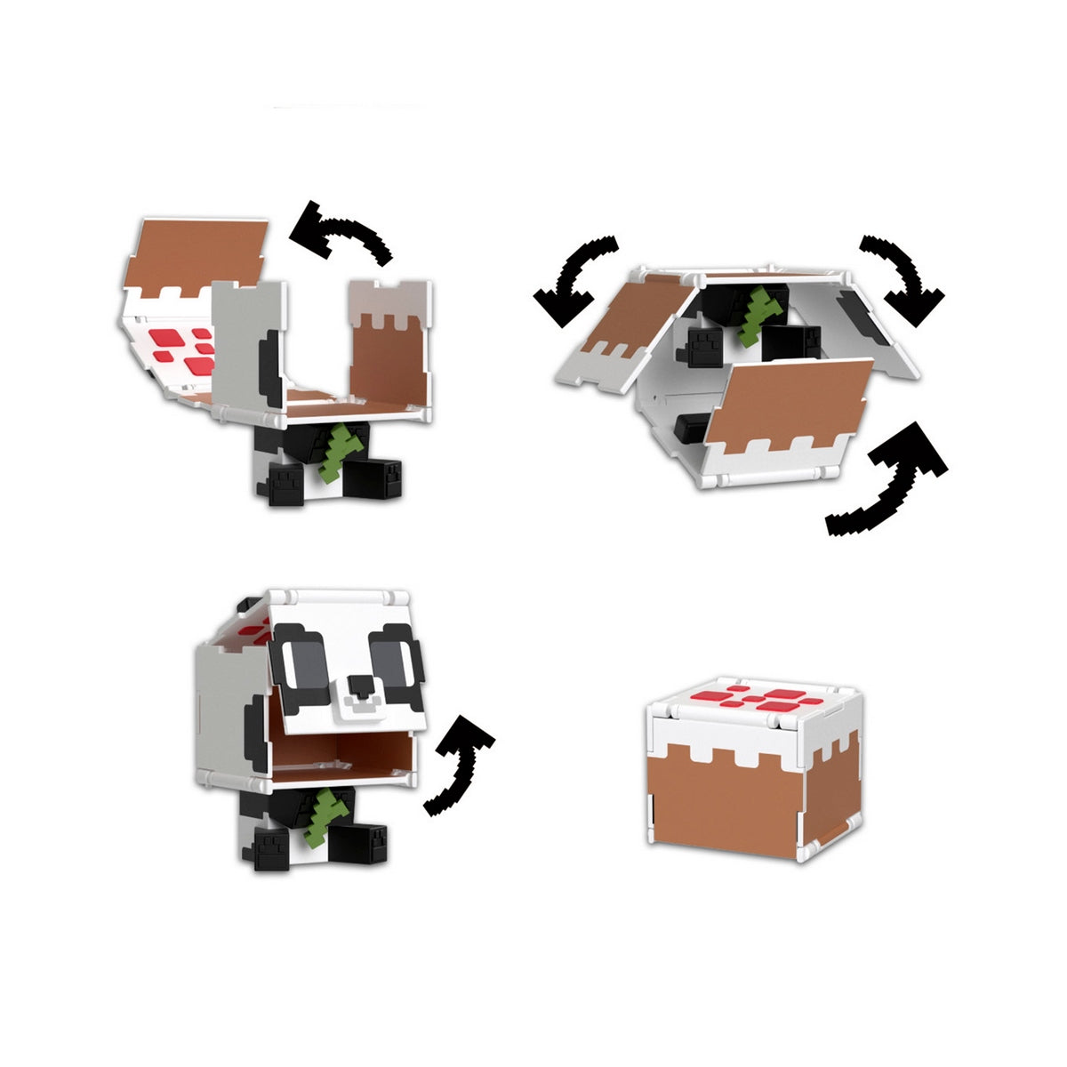 Minecraft Vanilla Figura De Acción Flippin - Panda