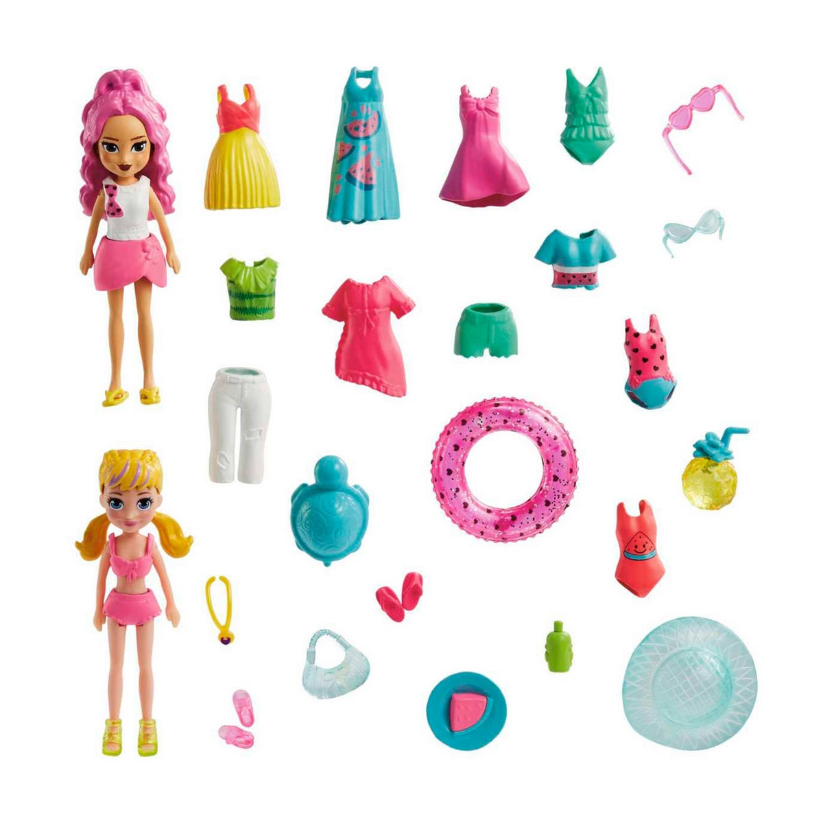 Polly Pocket Gran Pack De Moda - Pack De Moda Diversion Frutal