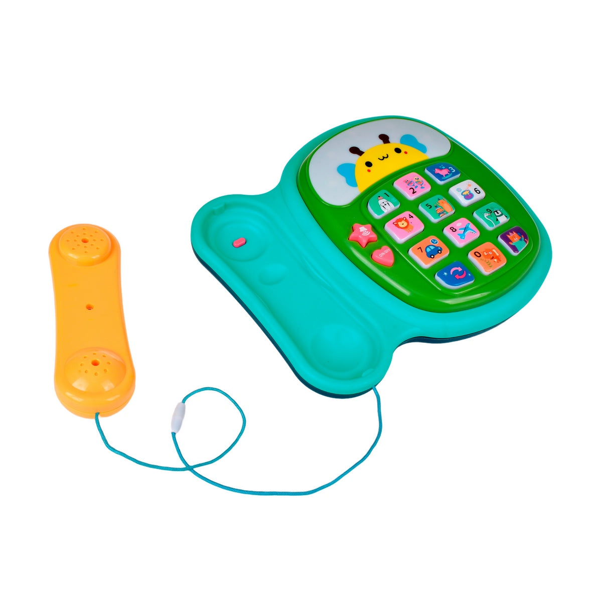 Telefono Didactico Con Luces Y Sonidos - Verde