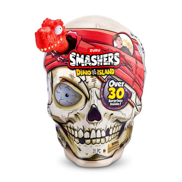 Calavera Gigante Smashers Dino Island Zuru - Rojo