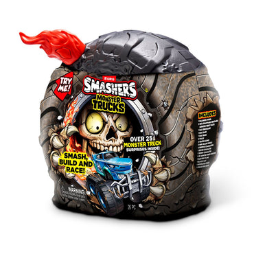 Rueda Sorpresa Con Playset Monster Truck Zuru - Rojo