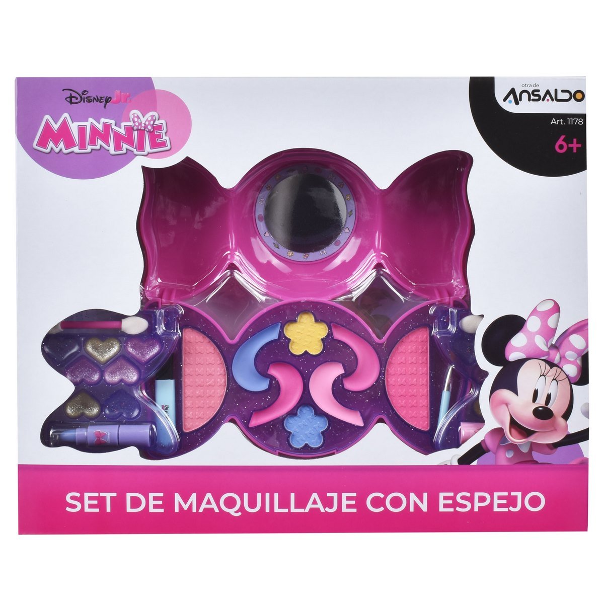Set Cosméticos Moño En Caja Minnie