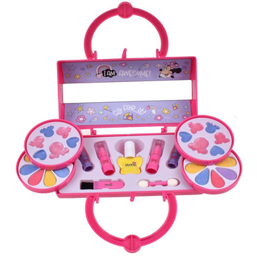 Cartera De Mano Tubular Con Cosméticos Minnie