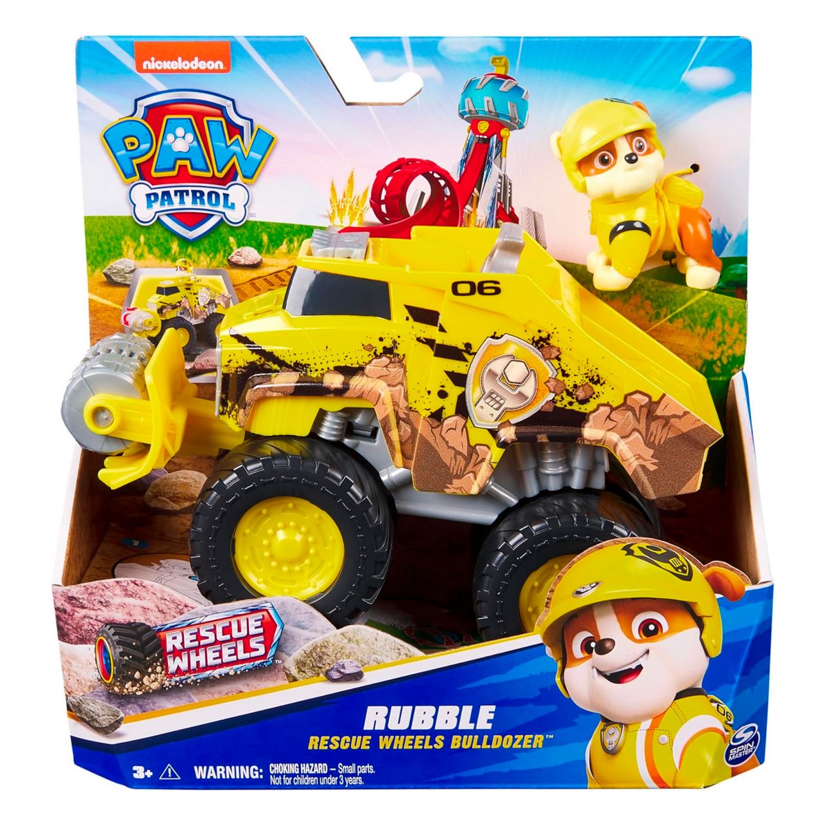 Paw Patrol Vehiculo Rescue Wheels - Rubble Rescue Wheels Bulldozer