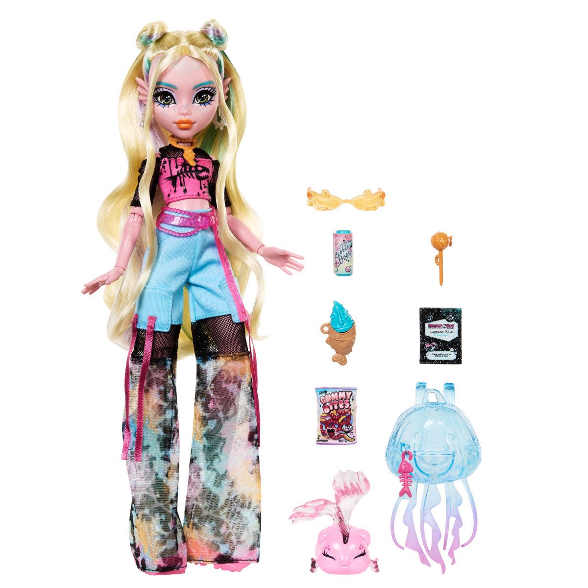 Monster High Muñeca Lagoona Nuevo Look Para Niñas