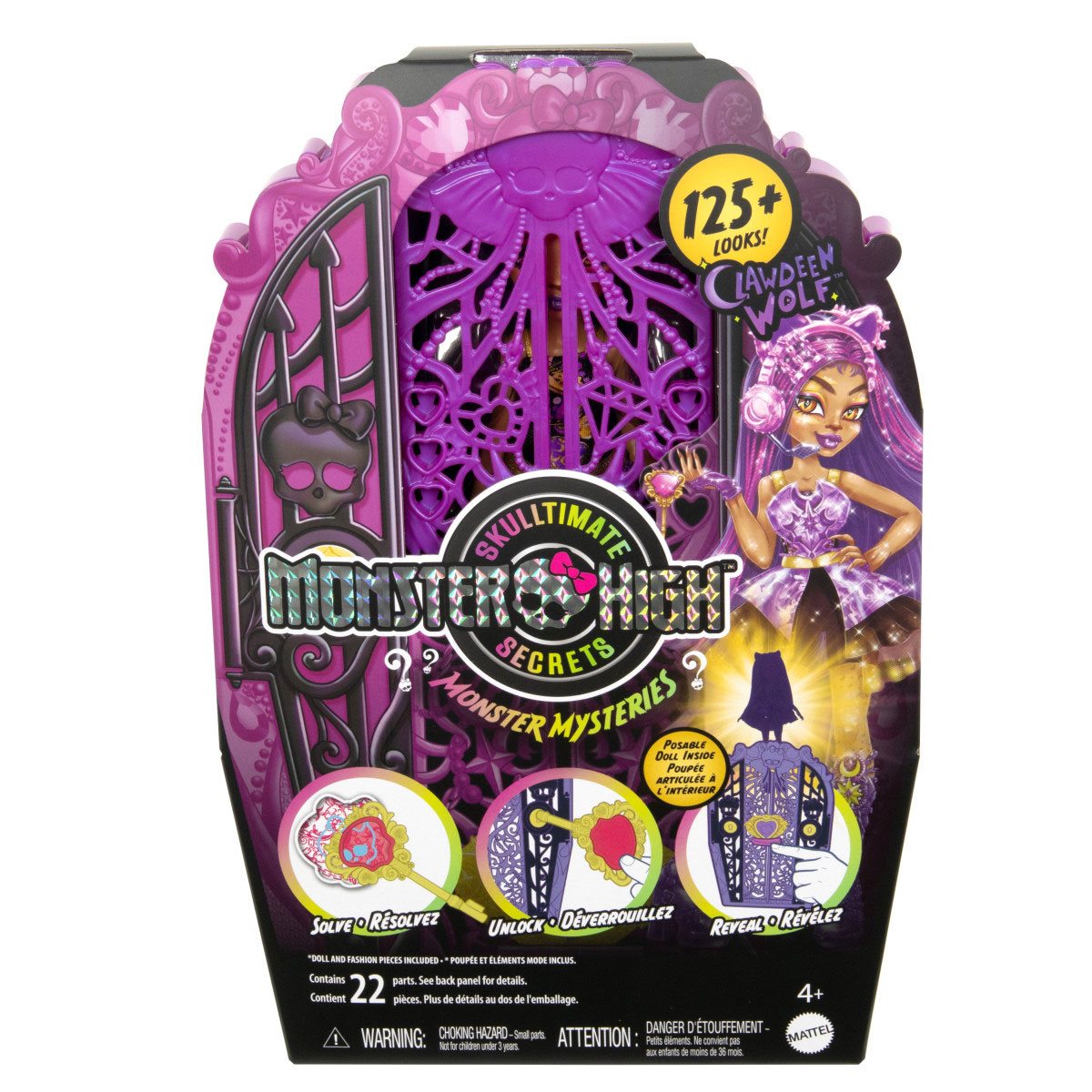 Monster High Muñeca Skulltimate Series Misterios Clawdeen