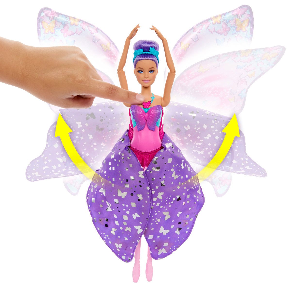 Barbie Fantasía Muñeca Bailarina Transformación Mágica