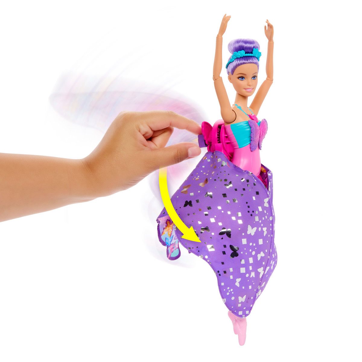 Barbie Fantasía Muñeca Bailarina Transformación Mágica
