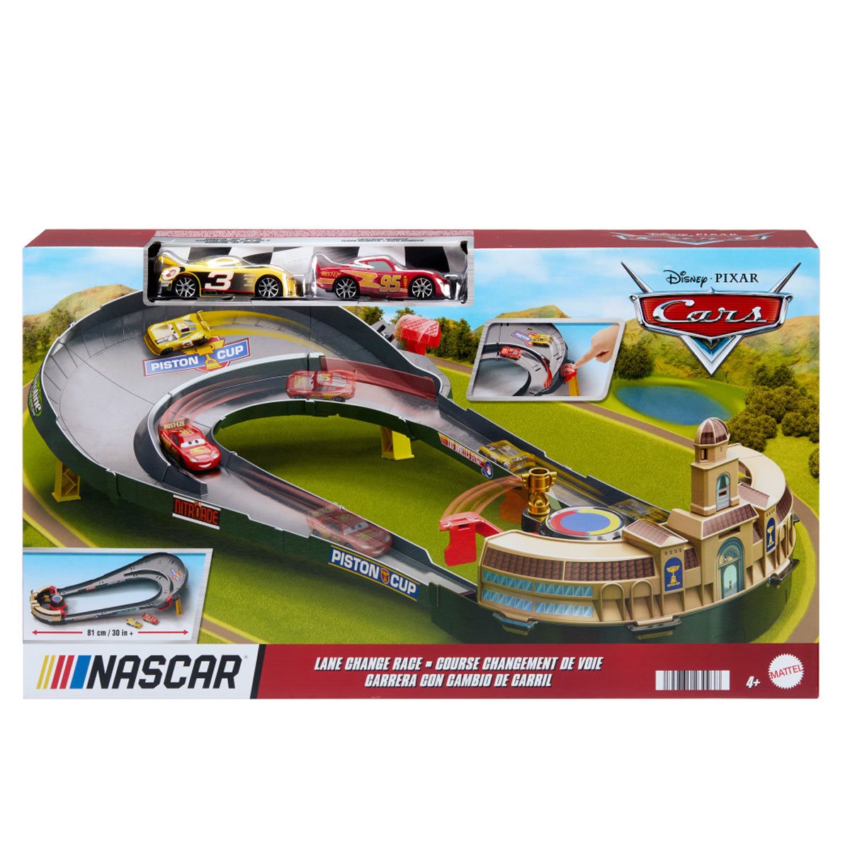 Cars De Disney Y Pixar Pista De Juguete Circuito Nascar