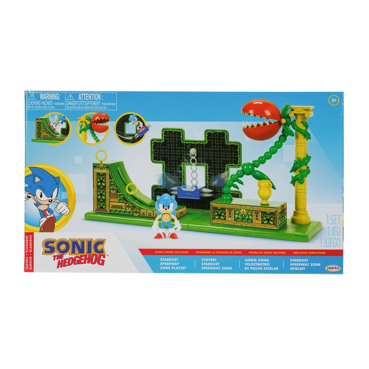 Playset Pista De Carreras Stardust Con Figura Sonic 6 Cms