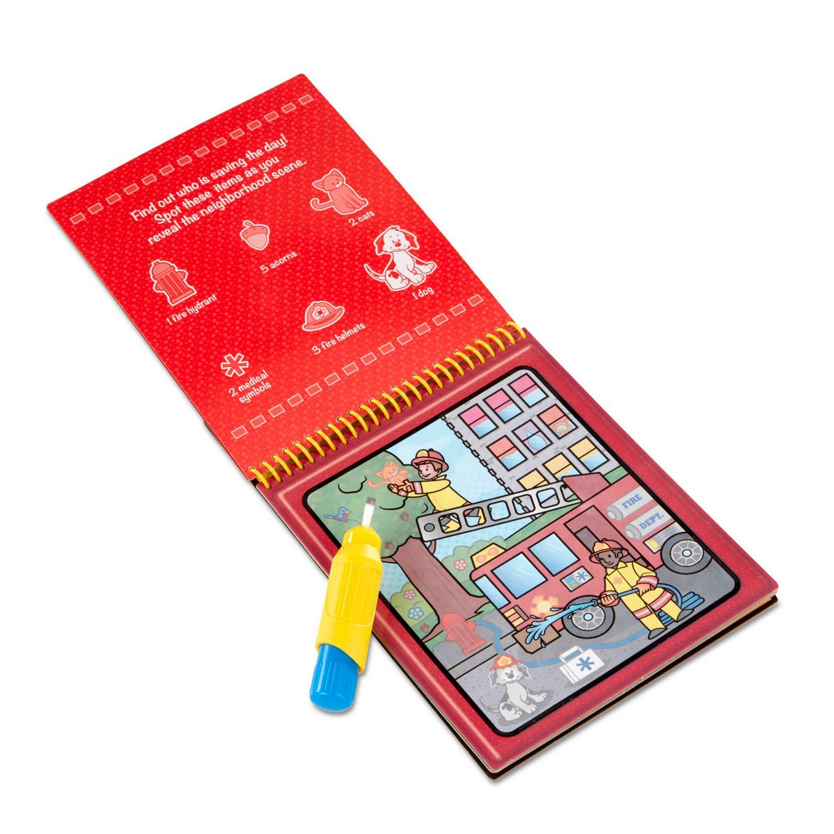 Cuaderno Para Colorear Con Agua Melissa & Doug - Vehículos