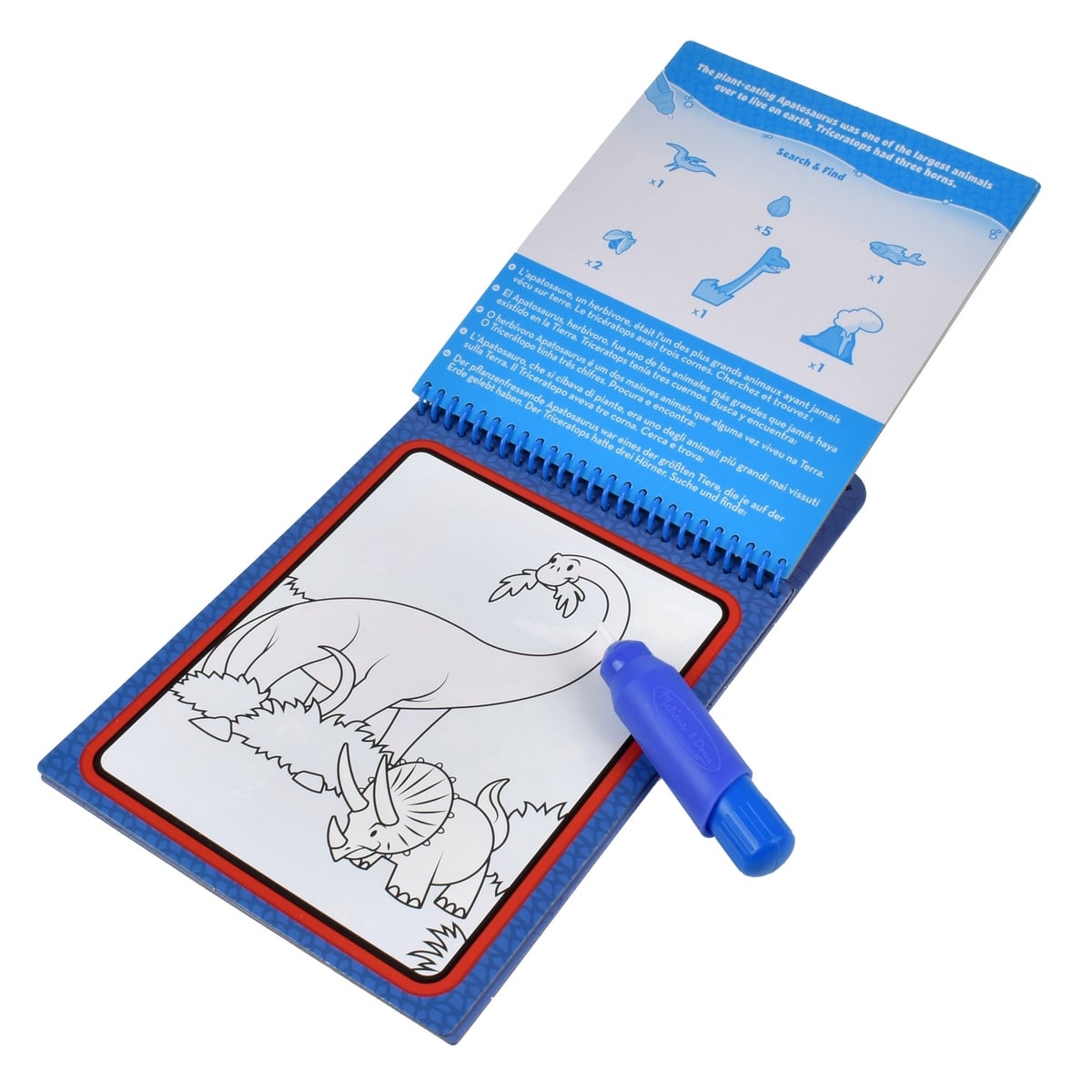 Cuaderno Para Colorear Con Agua Melissa & Doug - Dinosaurios
