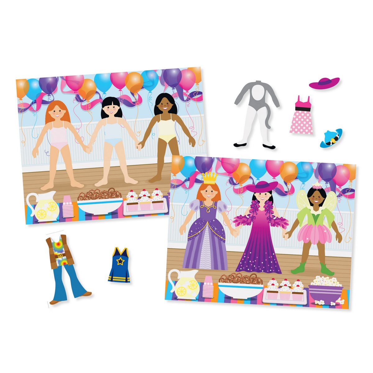 Crea Escenas Con Stickers Reutilizables Melissa & Doug - Vestimenta
